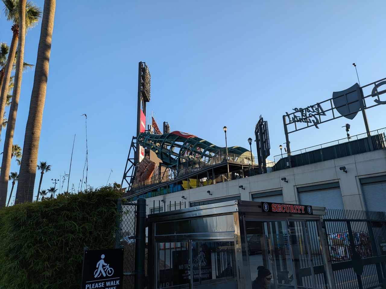 Oracle Park Coke bottle shot by Pixel 8a