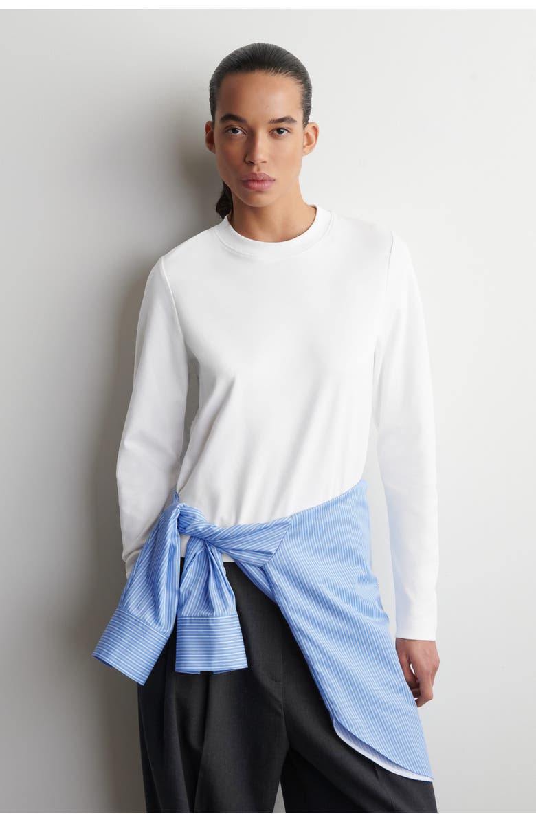 Clean Cut Long-Sleeved T-Shirt
