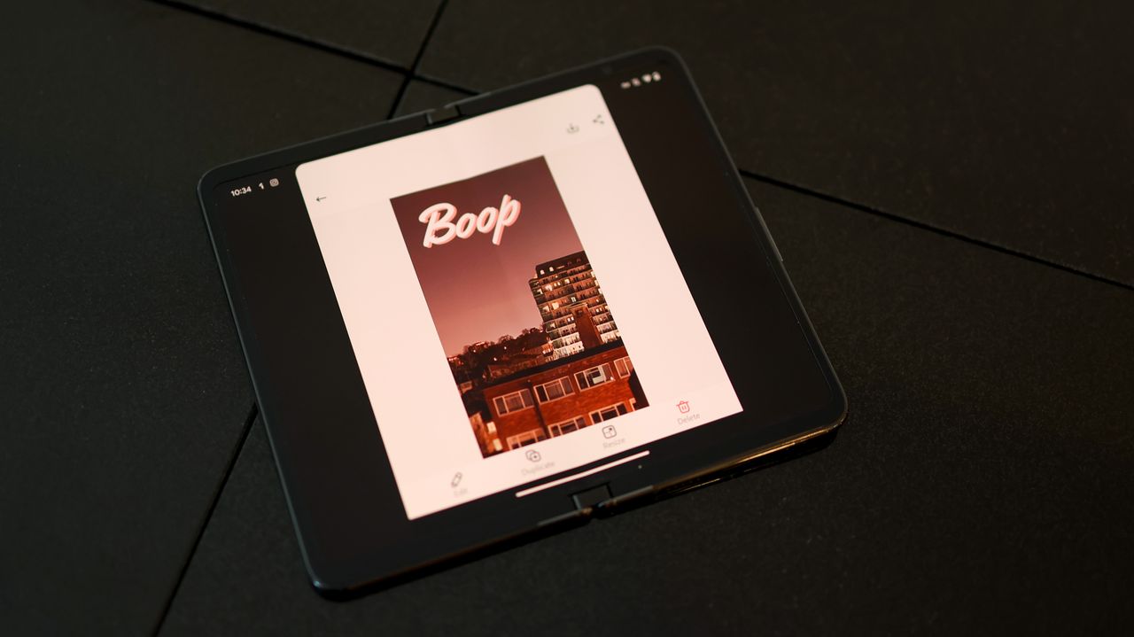 A photo of the Google Pixel Fold