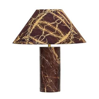 Tov Furniture Mable Red Levanto Marble Table Lamp