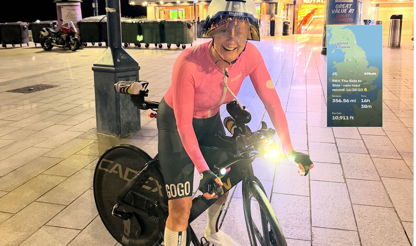 Kim Barfoot-Brace smashes 'Side to Side' ultra-distance record