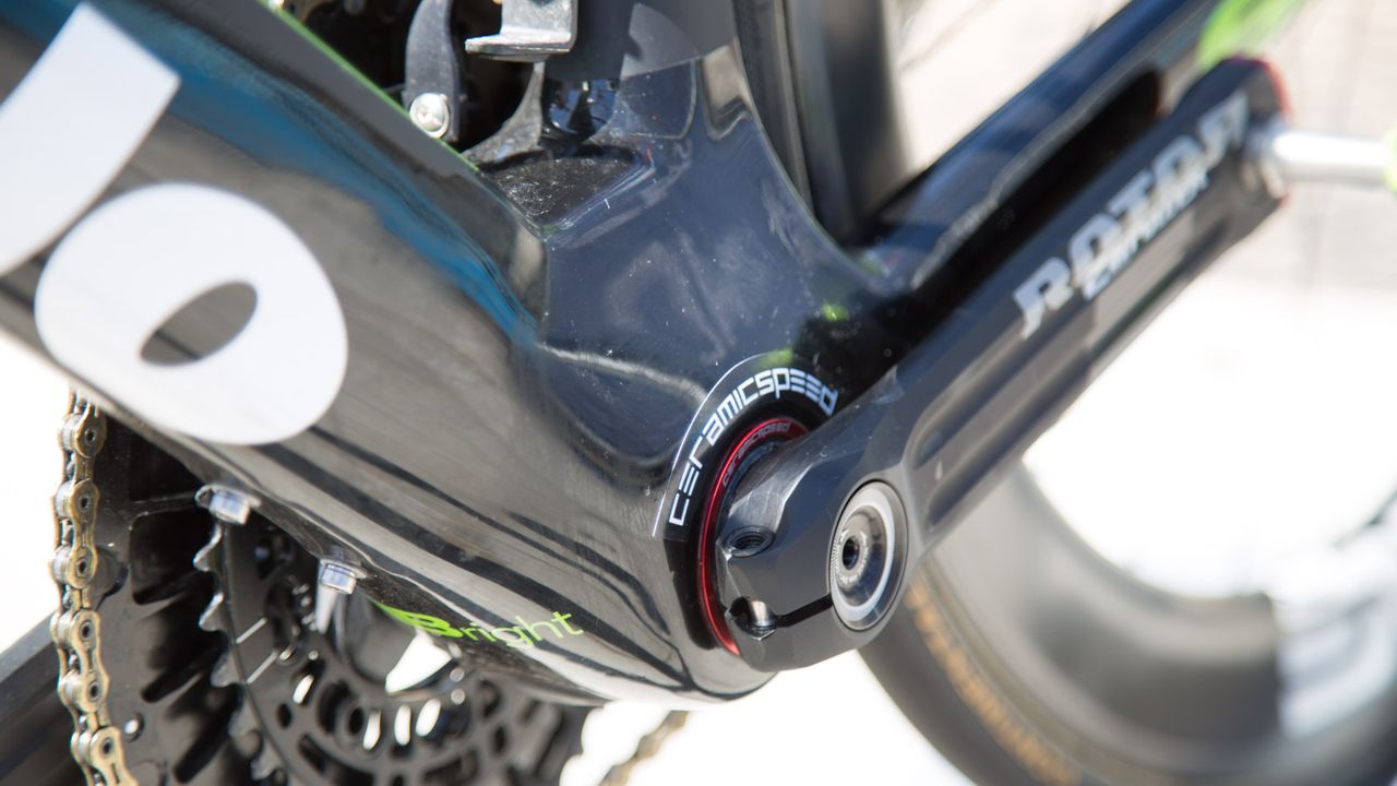 CeramicSpeed supply the bottom bracket and headset bearings