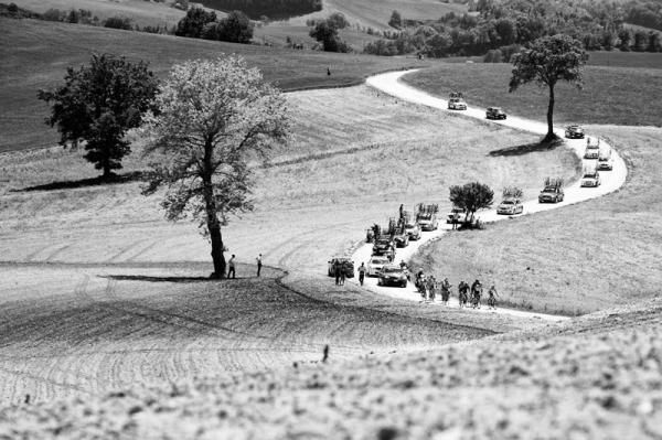 The break head the race on stage 6 to Porto Sant'Elpidio