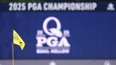 A flag at Quail Hollow at the PGA Championship