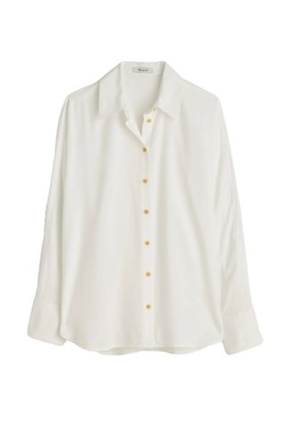 Madewell Relaxed Dolman Button-Up Shirt (Was $118) 