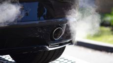 Car exhaust fumes