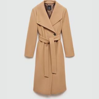 Mango Belted Manteco Coat