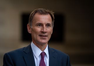 A head and shoulders shot of Chancellor Jeremy Hunt