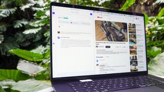 Opera Browser Operator running on a laptop