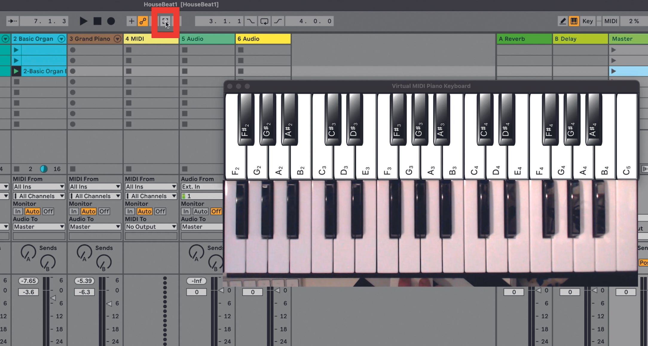 How to make a track in Ableton Live 11 Lite: creating easy chords with ...