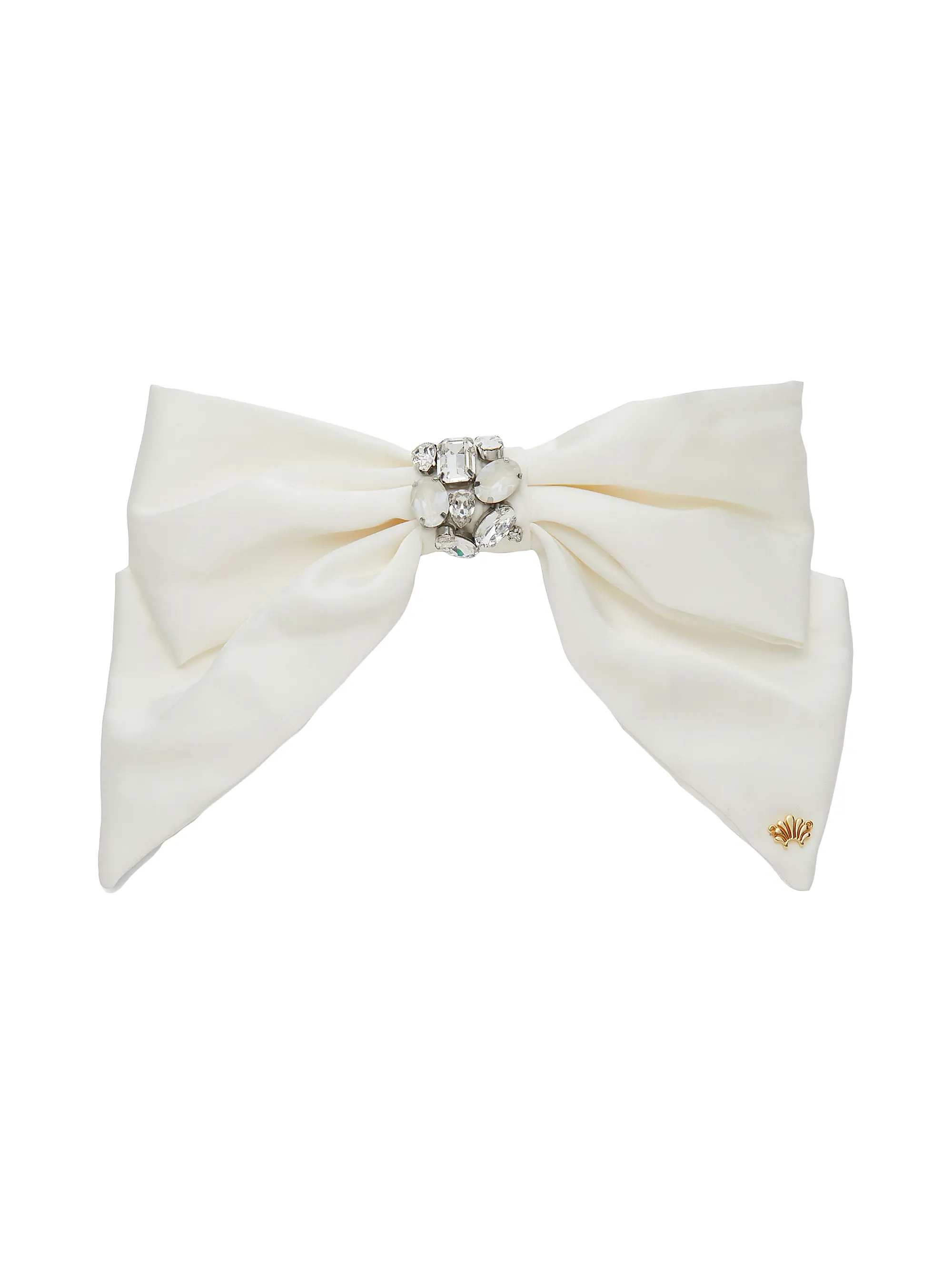 Natalia Crystal-Embellished Bow