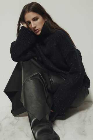 Wool-Blend Turtleneck Jumper