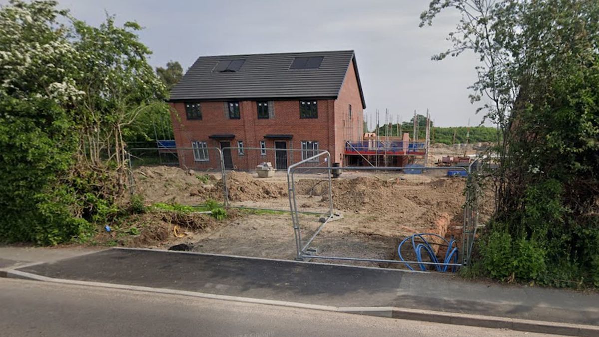 A custom build site in Shrewsbury