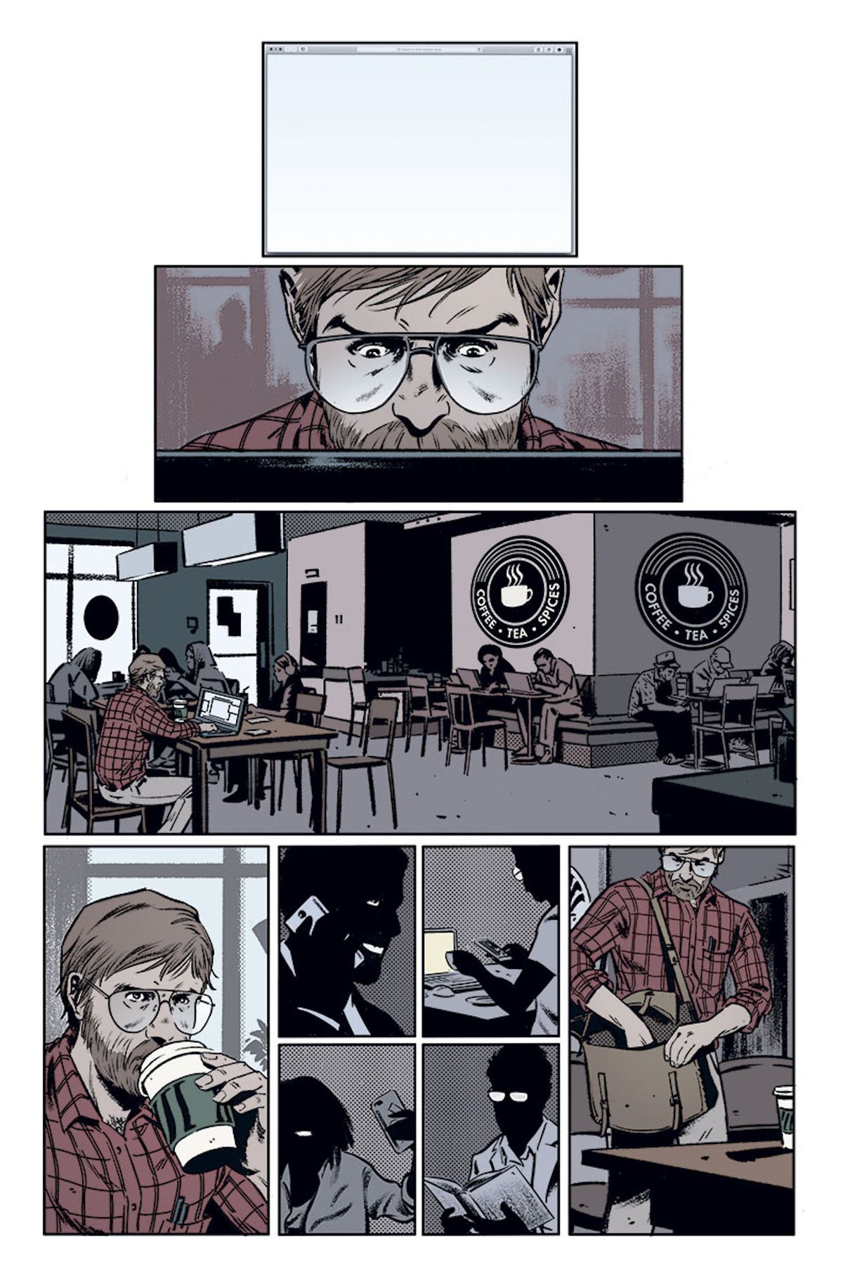 Unlettered pages from Epitaphs from the Abyss