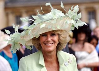 Camilla wore Van Cleef & Arpels for her first Garden Party at the Palace in 2005