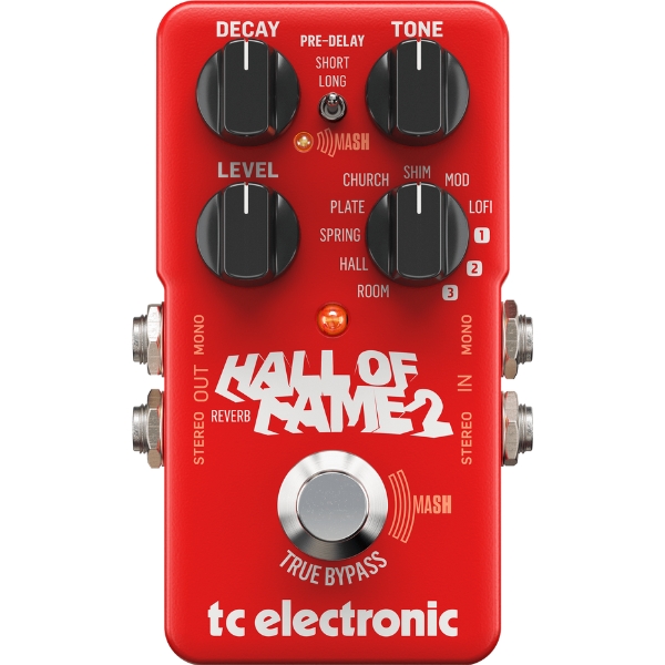 A TC Electronic Hall of Fame 2 reverb pedal