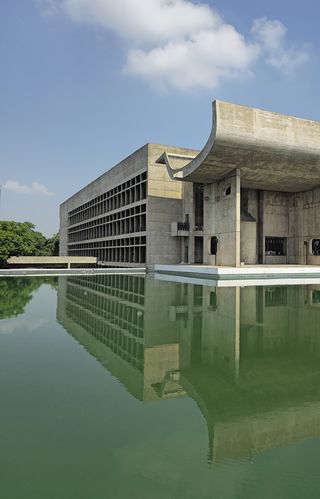 celebrating the capitol, exhibition of photographs showing parts of chandigarh and colourful modernist architecture