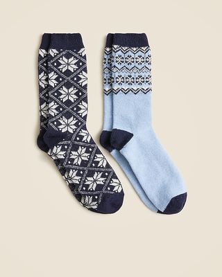 Fair Isle Trouser Socks Two-Pack