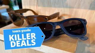 Ray-Ban Meta Smart Glasses shown on shelf