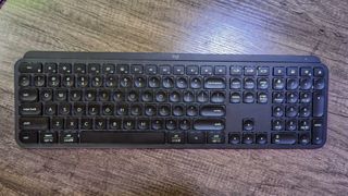 Image of the Logitech MX Keys S wireless keyboard.