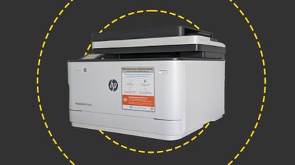 The HP LaserJet Pro on the ITPro background