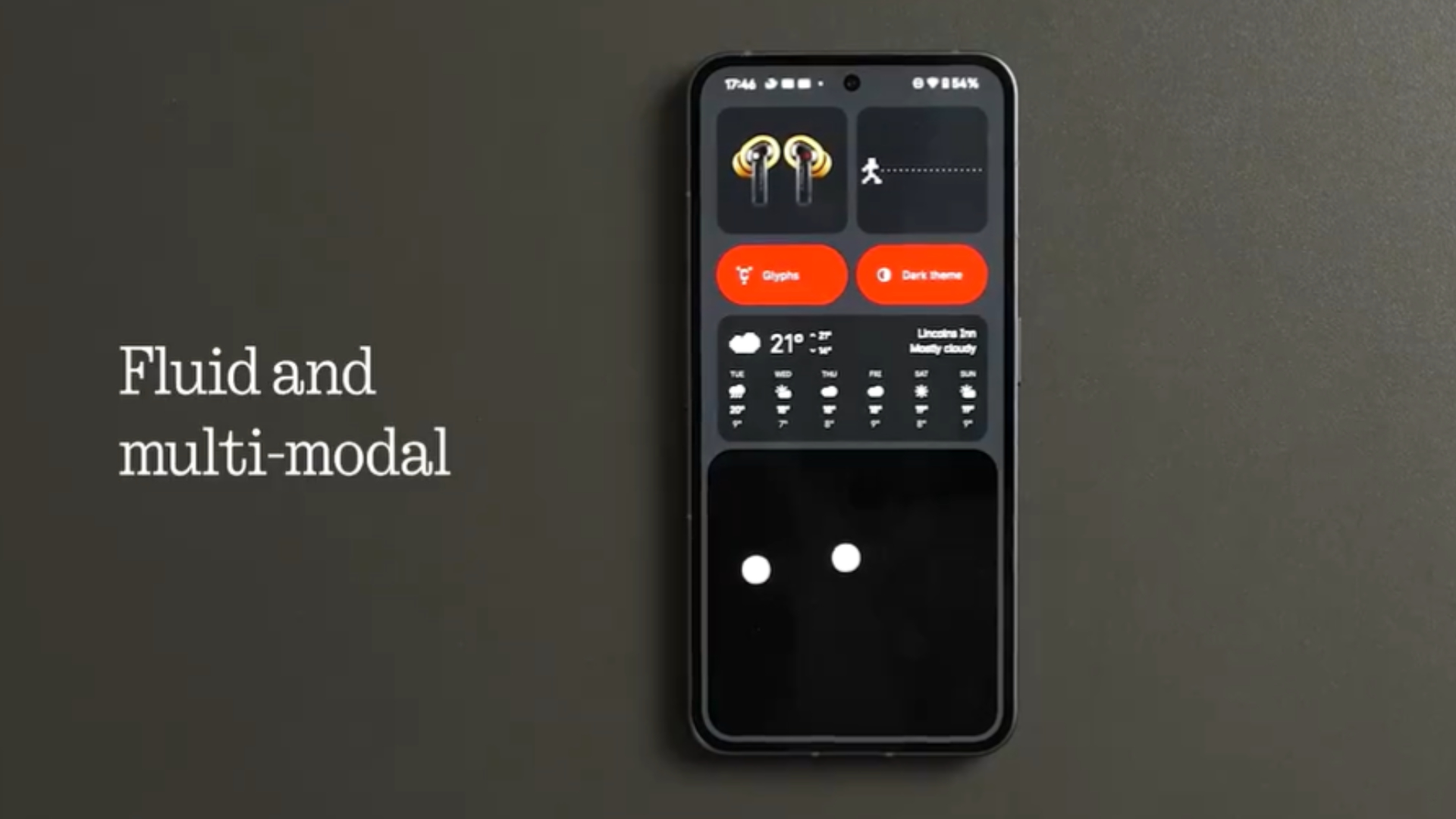 An example of an AI-based UX on Nothing Phone 3.