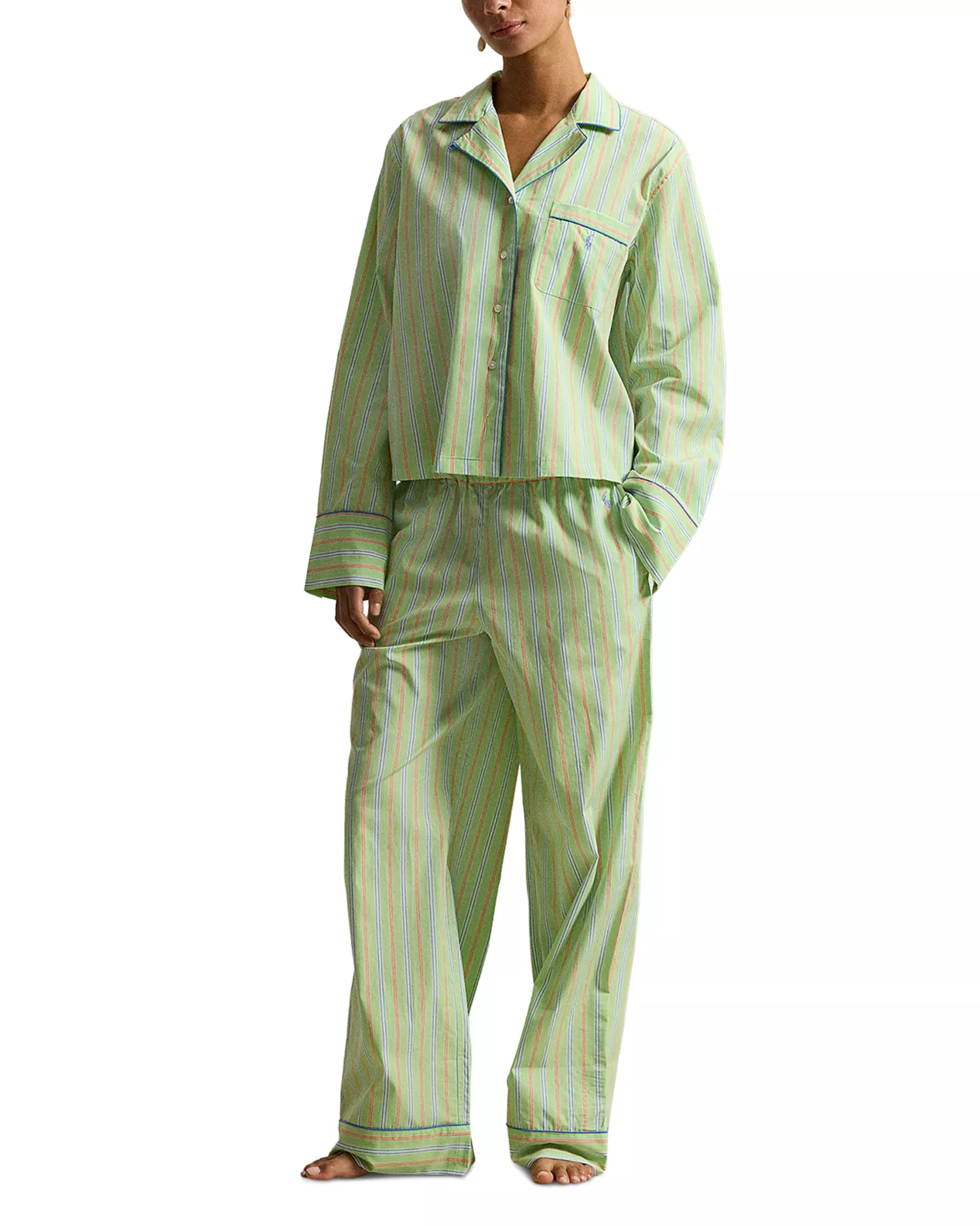 Core 23" Pajama Set With Piping