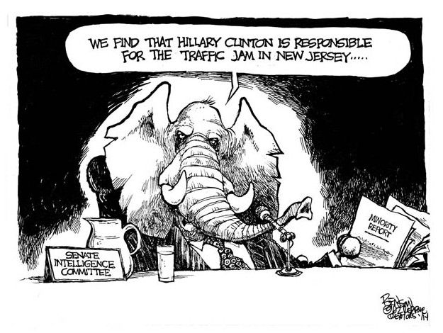 Political cartoon Chris Christie bridge scandal