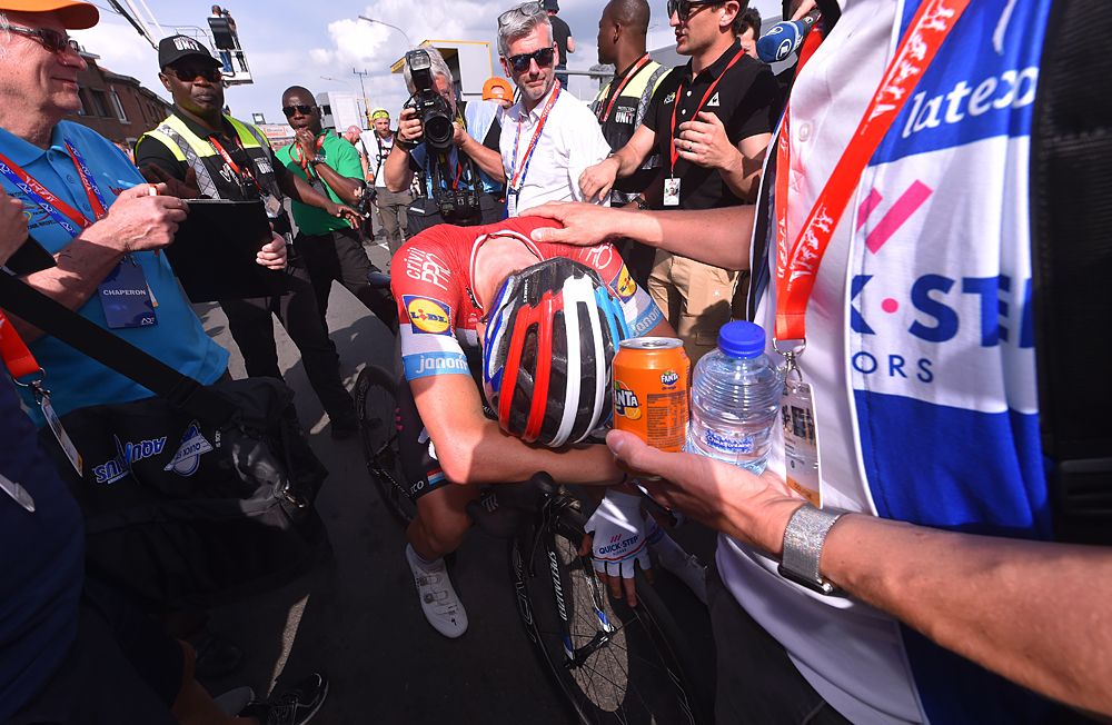 Bob Jungels (Quick-Step Floors) wins Liege-Bastogne-Liege