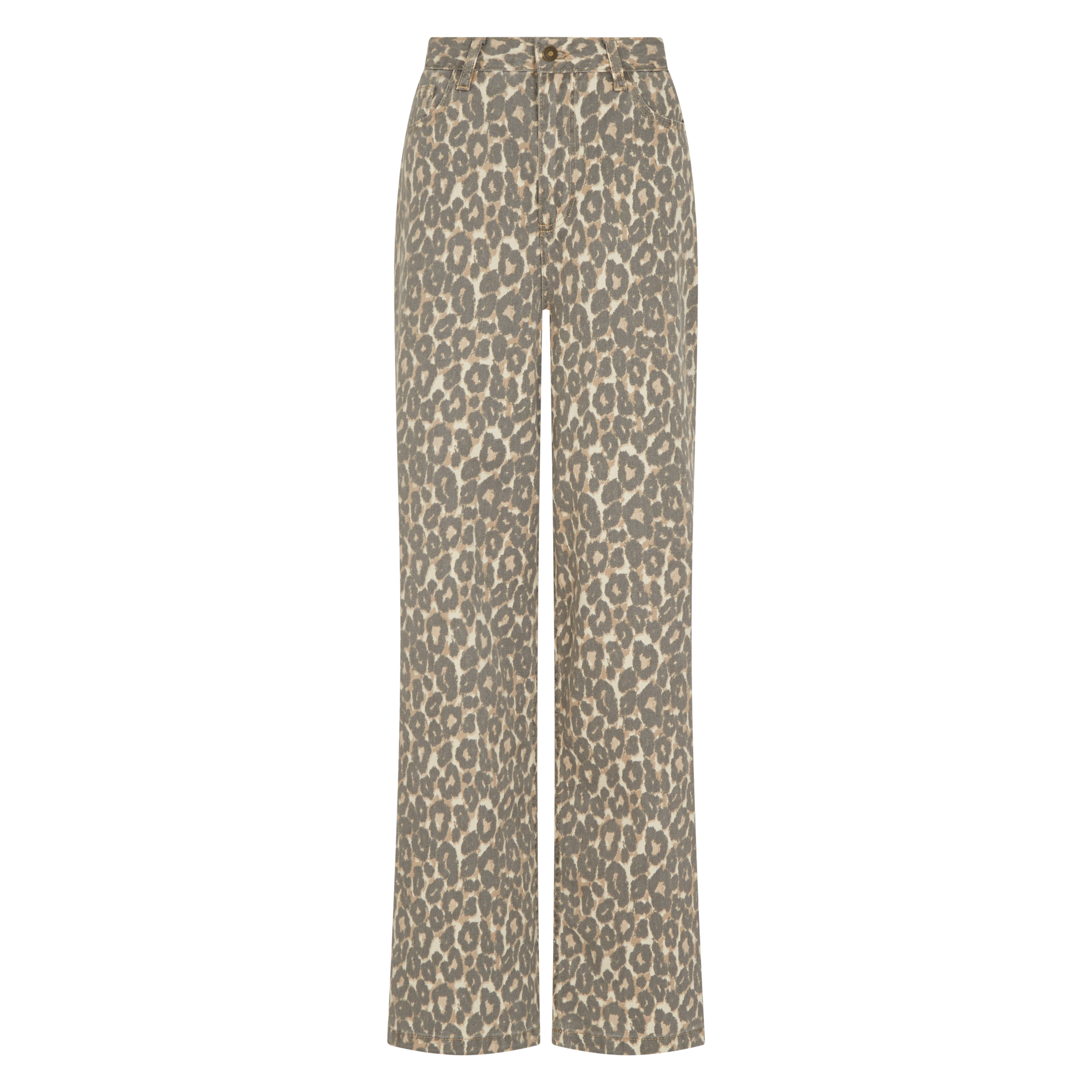 Erica Davies Style Stories, Wide Leg Leopard Print Jeans
