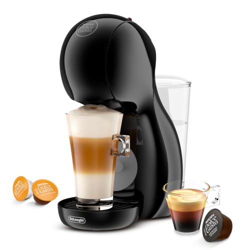 Nescaf&amp;eacute; Dolce Gusto De'longhi Piccolo Xs Edg210.bgy, Coffee Capsule Machine With Compact Design, Automatic Shutdown, Hot and Cold Beverages, 15 Bar Pressure, Black