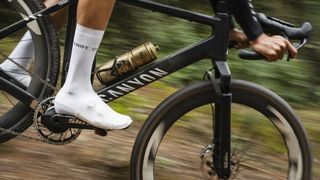 A Canyon Grail with Canyon suspension fork fitted 