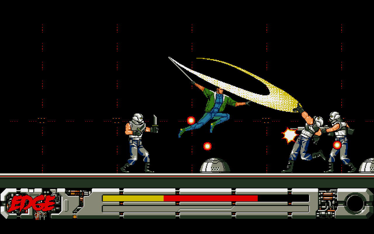 Sidescrolling action game Edge for PC-98