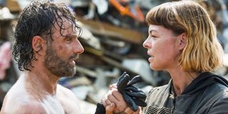 Rick and Jadis in The Walking Dead