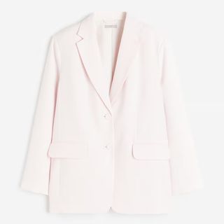 H&M Pale Pink Oversized Blazer