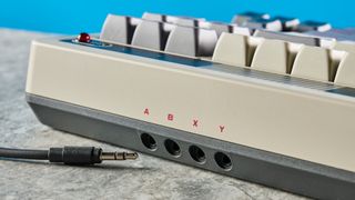 An 8BitDo Retro Mechanical Keyboard (N Edition) that's wireless and hot-swappable