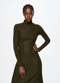 Knitted Perkins neck dress | Mango £35.99