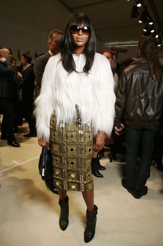 Naomi Campbell On The London Fashion Week FROW