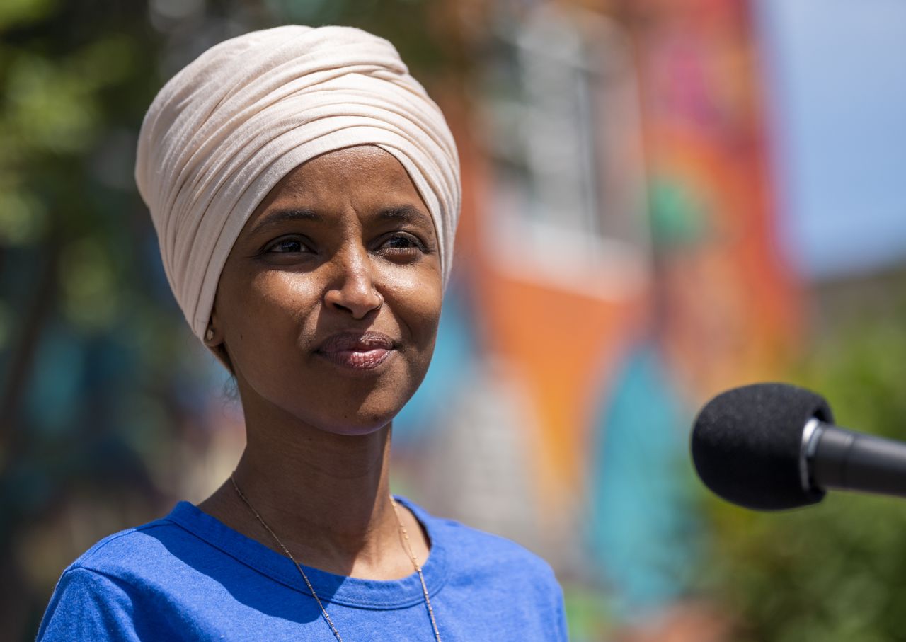 Rep. Ilhan Omar.