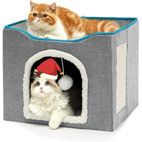 HDJ Cat Bed and House | Was $76.99, now $24.99 at Walmart