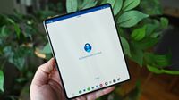 Microsoft Authenticator on the Samsung Galaxy Fold 5