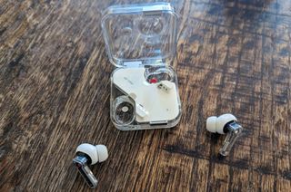 Nothing Ear buds next to case