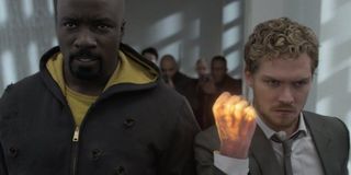 Luke Cage Danny Rand Mike Colter Finn Jones The Defenders Netflix