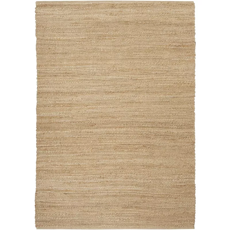Nourison Hand Woven Natural Jute Rug Bleached 4' X 6'