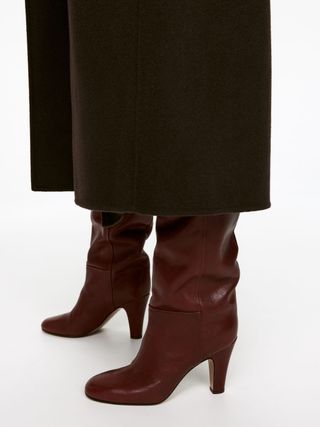 Knee-High Leather Boots