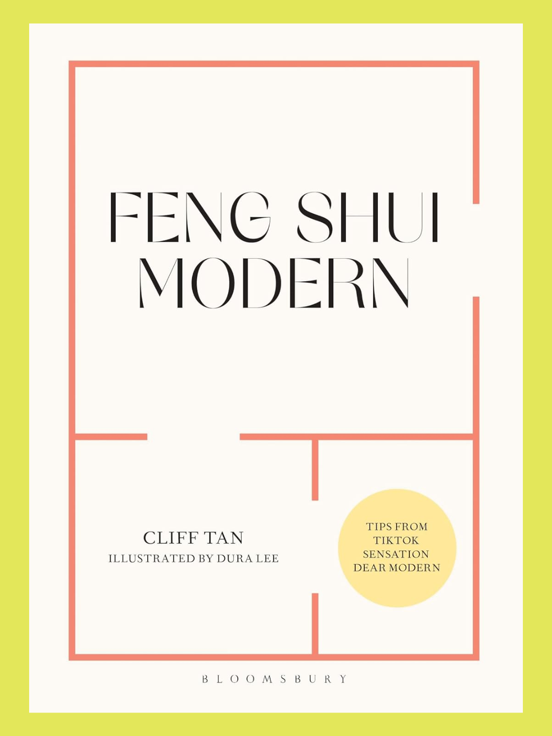 A hardcover book by Cliff Tan titled 'Feng Shui Modern'