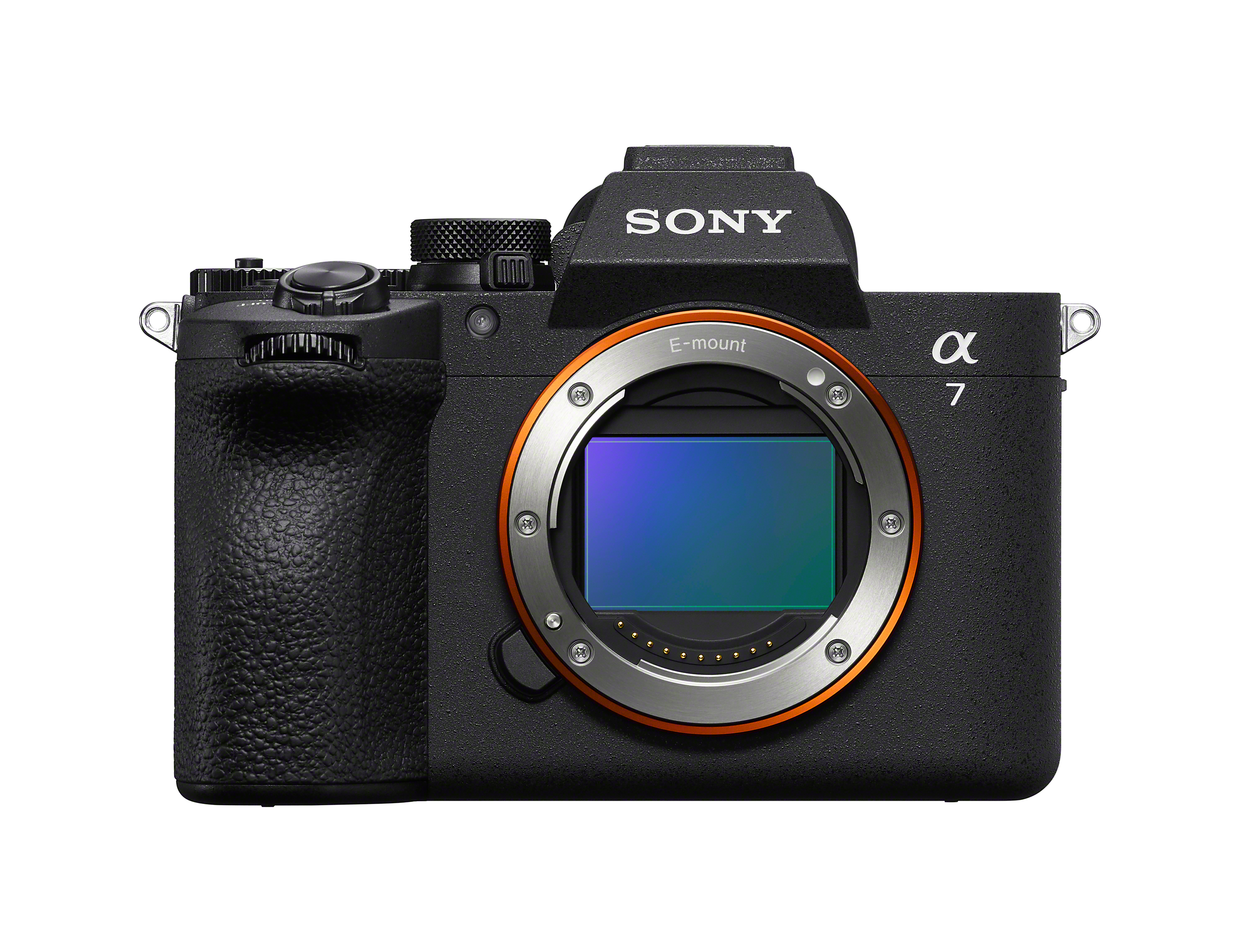 Sony A7 V on a white background