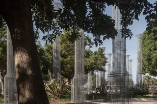 Structures - peaking at eight metres tall