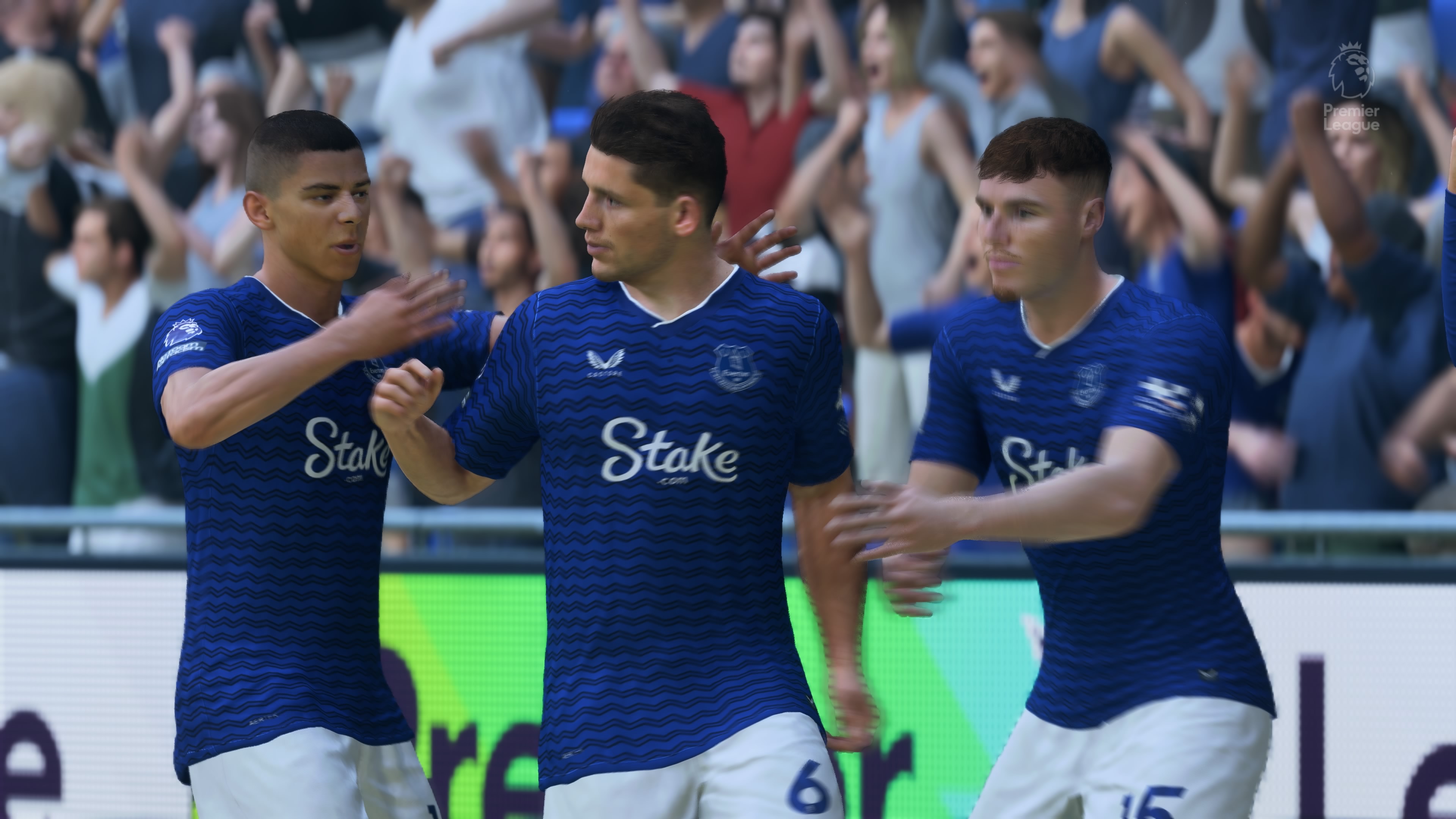 Everton celebrate scoring a goal in FC 26