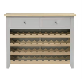 Wine Console in Chester Dove Grey